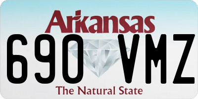 AR license plate 690VMZ