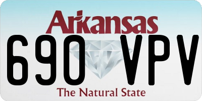 AR license plate 690VPV