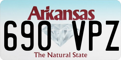 AR license plate 690VPZ