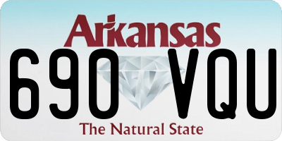 AR license plate 690VQU