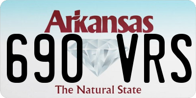 AR license plate 690VRS