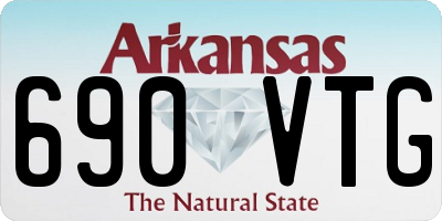 AR license plate 690VTG