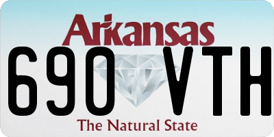 AR license plate 690VTH