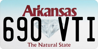 AR license plate 690VTI