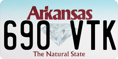 AR license plate 690VTK