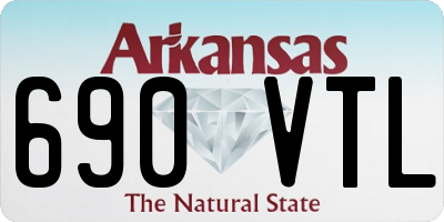 AR license plate 690VTL