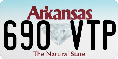 AR license plate 690VTP