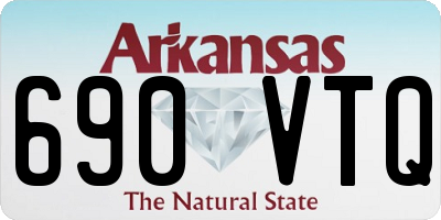 AR license plate 690VTQ