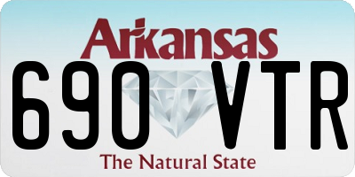 AR license plate 690VTR