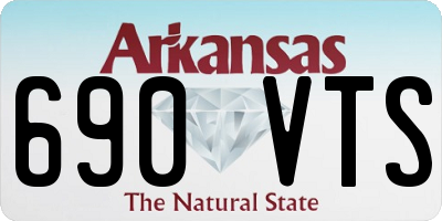 AR license plate 690VTS