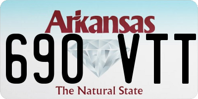 AR license plate 690VTT