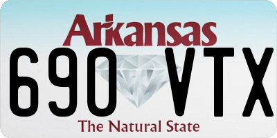 AR license plate 690VTX