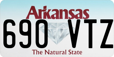 AR license plate 690VTZ