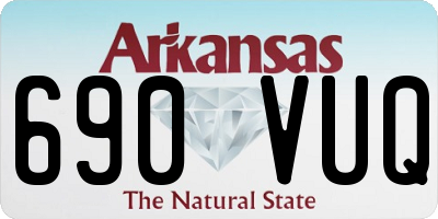 AR license plate 690VUQ