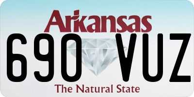 AR license plate 690VUZ
