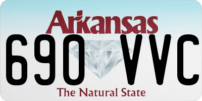 AR license plate 690VVC