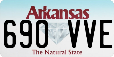 AR license plate 690VVE