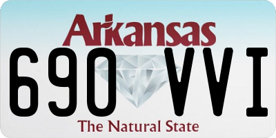 AR license plate 690VVI