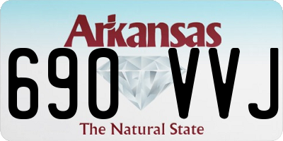 AR license plate 690VVJ