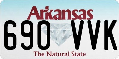 AR license plate 690VVK