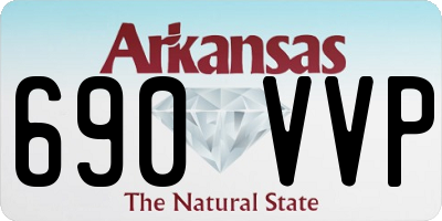 AR license plate 690VVP
