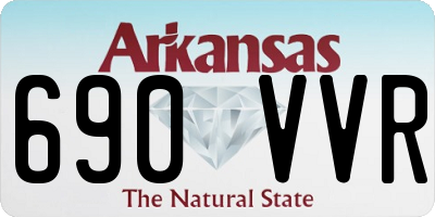 AR license plate 690VVR