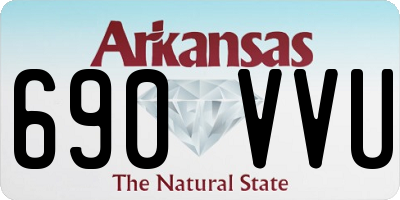 AR license plate 690VVU