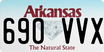 AR license plate 690VVX