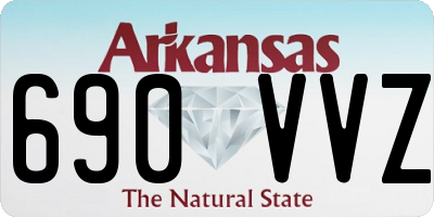 AR license plate 690VVZ