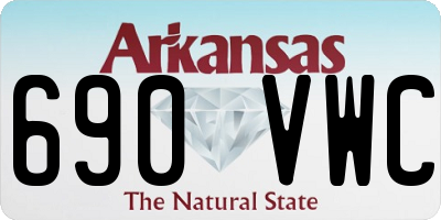 AR license plate 690VWC