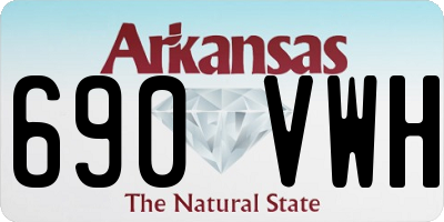 AR license plate 690VWH