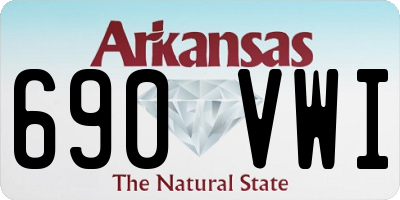 AR license plate 690VWI