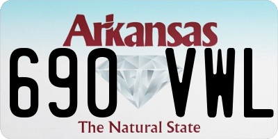 AR license plate 690VWL