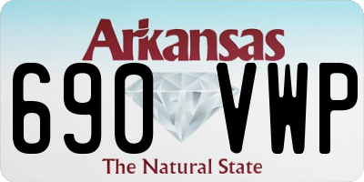 AR license plate 690VWP