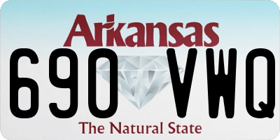 AR license plate 690VWQ