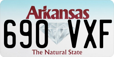AR license plate 690VXF