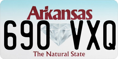 AR license plate 690VXQ