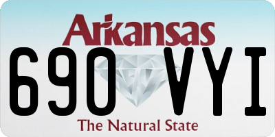AR license plate 690VYI