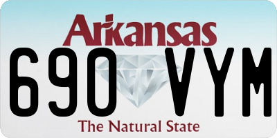 AR license plate 690VYM