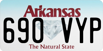 AR license plate 690VYP