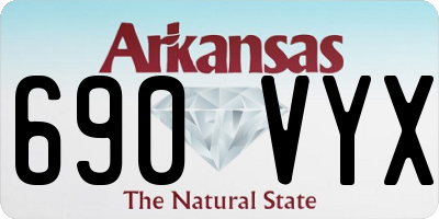 AR license plate 690VYX