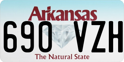 AR license plate 690VZH