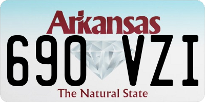 AR license plate 690VZI