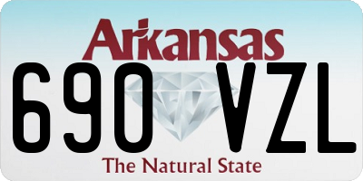 AR license plate 690VZL
