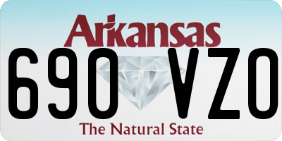 AR license plate 690VZO