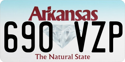 AR license plate 690VZP