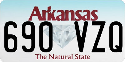 AR license plate 690VZQ