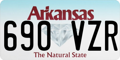 AR license plate 690VZR