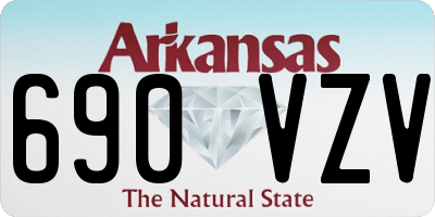 AR license plate 690VZV