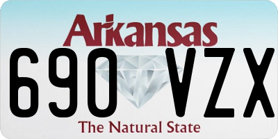 AR license plate 690VZX